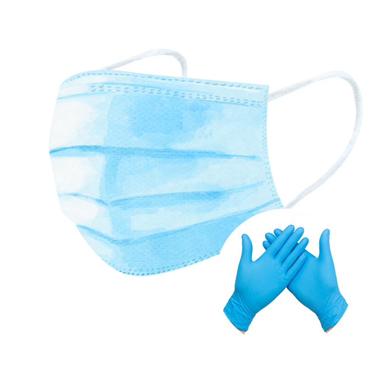 Disposable masks and gloves